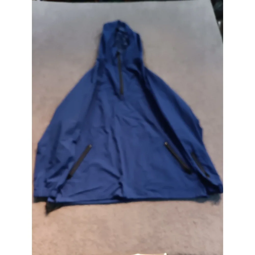 Quiksilver Silver Edition Hooded Windbreaker Jacket Blue XL Vintage Hong‎ Kong